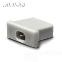 Endkappe für Profil MINI-AB10 silber, mit...