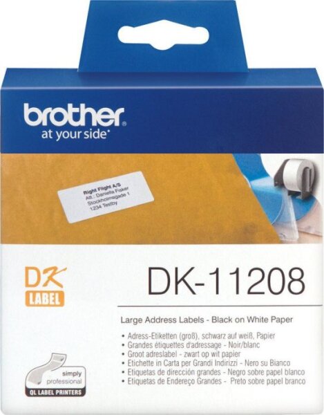 Brother QL-Zubehör Labels DK-11208