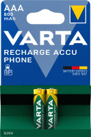 Akku AAA 1,2V (HR03) *Varta* Recharge Accu Phone - 2er-Pack