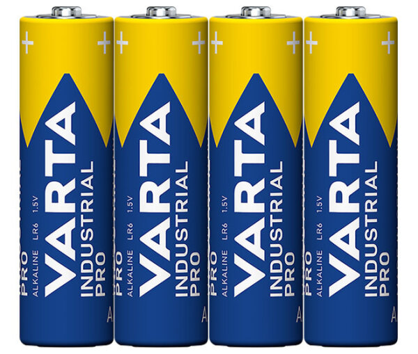 Batterie AA (LR6) 1.5V *Varta* Industrial Pro -  4-Pack