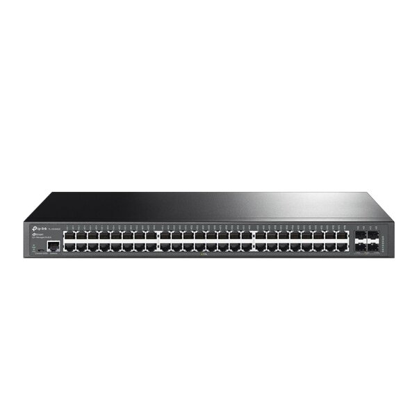 TP-Link - TL-SG3452X - JetStream 48-Port Gigabit and 4-Port 10GE SFP+ L2+ Managed Switch with 48-Port PoE+