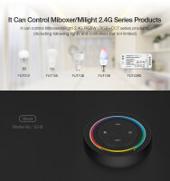 MIBOXER / Mi-Light - Fernbedienung - 1 Zone - RGB-WW (RGB-CCT) - Rainbow Remote - schwarz