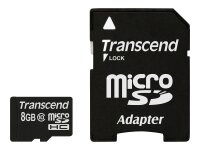 Flash SecureDigitalCard (microSD)   8GB - Transcend DHC10