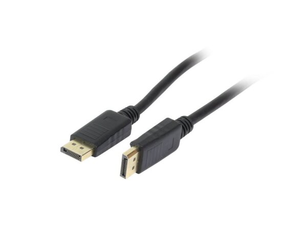 Kabel Video DisplayPort 1.2, ST/ST,  1.0m, Ultra HD 4k*2k 3840*2160@60hz 4:4:4, 8 Bit, CCS