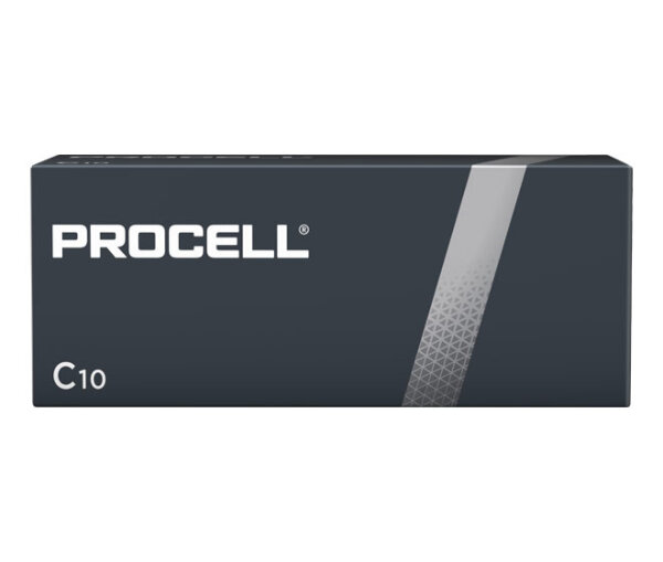Batterie C (LR14) 1.5V *Duracell* Procell - 10-Pack