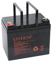 Effekta zbh. Akku 12V/ 33Ah,10-Jahresbatterien, F11/M6...