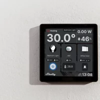 SHELLY - Wall Display schwarz - WLAN - Bluetooth