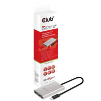 Adapter Thunderbolt 3 => Displayport 1.2 *Club3D* Dual Monitor 4K 60Hz