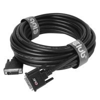 Kabel Video DVI-D Dual Link (24+1) Bidirektional ST/ST 10,0m 28AWG *Club3D*