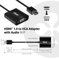 Adapter HDMI => VGA *Club3D*