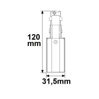 3-Phasen DALI Seiten-Einspeisung für Aufbauschiene, N-Leiter links, weiß