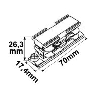 3-Phasen DALI Schiene Linearverbinder, stromführend,...