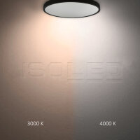 LED Hängeleuchte DN400 schwarz, UGR<19 2H, 20W|30W, ColorSwitch 2700|3000|4000K, dimmbar