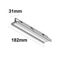 3-Phasen DALI Schiene mechanischer Verbinder, weiß