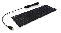 Keysonic Tastatur, USB, Kompakt Hygiene Industrietastatur...