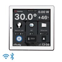 SHELLY - Wall Display weiß - WLAN - Bluetooth