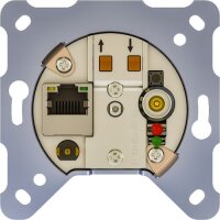 ALLNET Punkt-zu-Punkt Coax 8 Port Master Chassis/Verstärker EOC 200 zbh. EOC G.hn Unterputzdose/Durchgangsdose "ALL-GHN108S-200-UP-Dose"