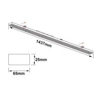 FastFix LED Linearsystem S Modul 1,5m 25-75W, 4000K, 30°