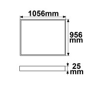 LED Leuchtrahmen für Infrarot-Panel PREMIUM...