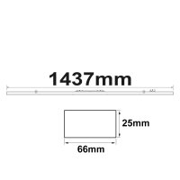 FastFix LED Linearsystem R Modul 1,5m 25-75W, 5000K, 90°