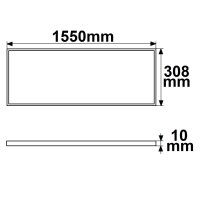 LED Panel PROFESSIONAL LINE - 308x1245mm, UGR<19...