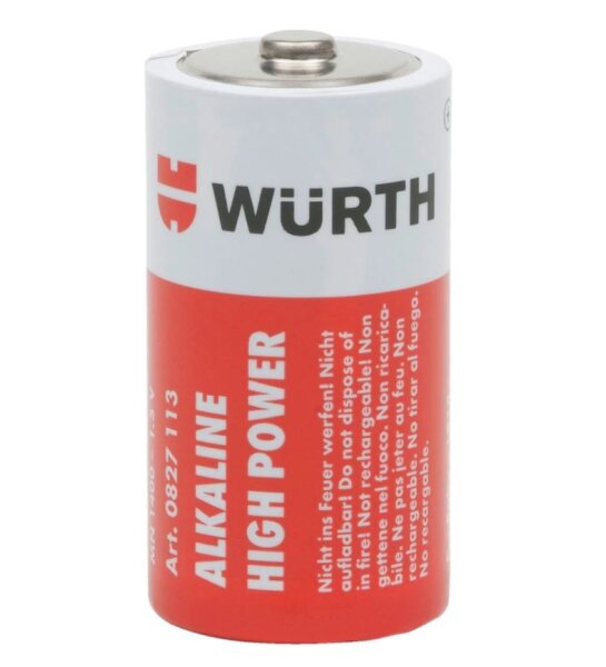 Batterie C (LR14) 1.5V *Würth* High Power -  2-Pack