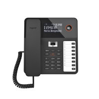 Gigaset DESK 800A, schwarz / analoges Telefon