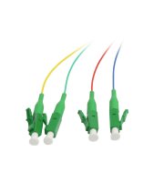 LWL-Pigtail-LC(APC) 9/125u, 1,5mtr. OS2, 4-Pack, farbig,...