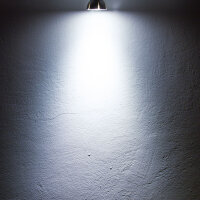 GU10 LED Strahler 5W, 45°, prismatisch, kaltweiß, dimmbar, CRI90