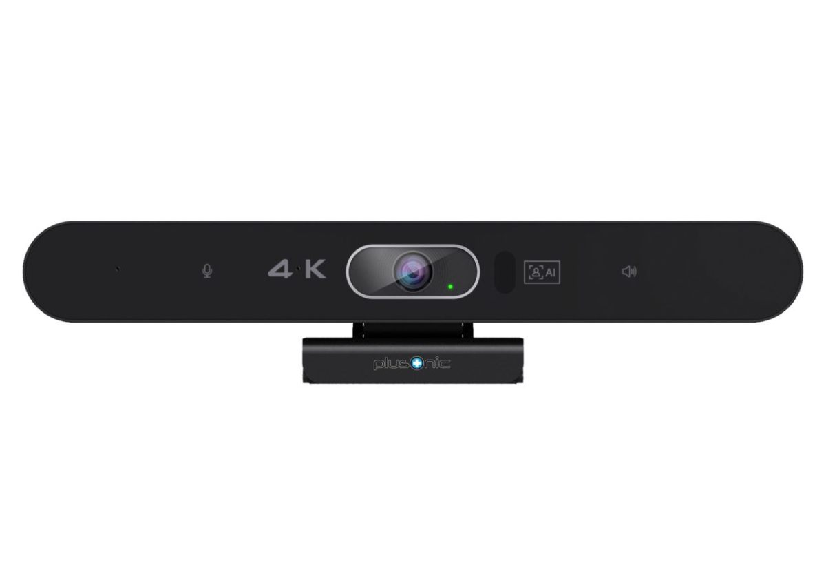 Plusonic USB Webcam 4K AI Video Auto-Tracking Video Conference Camera ...