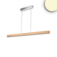 LED Pendelleuchte RUNDLING mit Rollizug, 1.6m, 45W, Eiche...