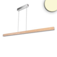 LED Pendelleuchte PFETTE mit Rollizug, 1.6m, 58W, Eiche...