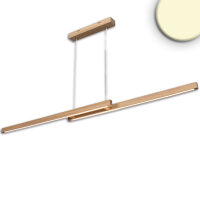 LED Pendelleuchte HOLZDRIFT mit Rollizug, 1.5m, 28,5W,...