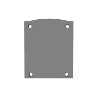 Endkappe EC116 Alu silber für LAMP30 V1+V2,...