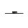 3-PH Linearleuchte prismatisch, 60cm, 32W, schwarz, 3000|3500|4000K, CRI90, dimmbar
