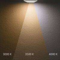 3-PH Linearleuchte prismatisch, 120cm, 42-56W, weiß, 3000|3500|4000K, CRI90