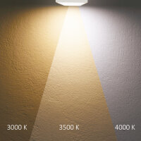 3-PH Linearleuchte prismatisch, 120cm, 40W, schwarz, 3000|3500|4000K, CRI90, DALI dim