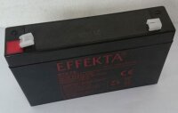 Effekta zbh. Akku, 6V-7AH, Anschlussfahne von 4,7mm,