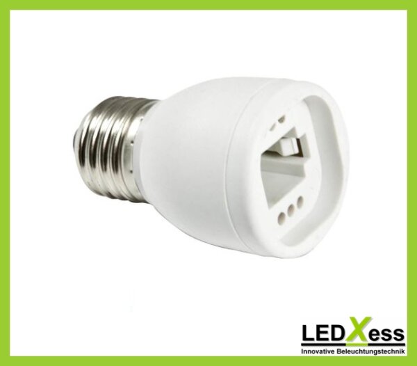 Adapter für Leuchtmittel E27->G23/G24