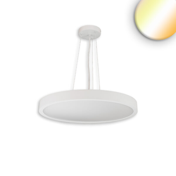 LED Hängeleuchte UGR<19 2H, weiß, 42W, IP42, DN600, ColorSwitch 2700|3000|4000K, DALI dimmbar