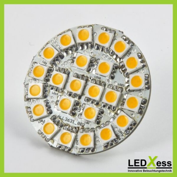 LED Retrofit G4 24x SMD 5050 ww Pins hinten