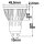 GU10 LED Strahler 6W GLAS-COB, 70°, warmweiß, dimmbar