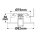 LED Einbaustrahler, silber, 8W SMD, 72°, rund, warmweiss, ultraflach, dimmbar