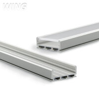 LED Aufbauprofil WING20 klein, eloxiert L: 200cm