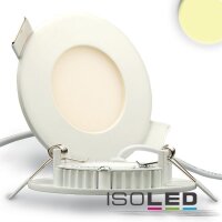 LED Downlight weiss 3W, 120°, warmweiss