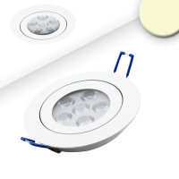 LED Einbaustrahler, weiß, 15W, 72°, rund,...