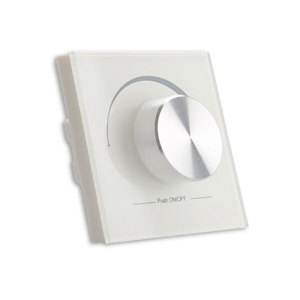 SYS-ONE / EOS05 1-Zonen Funk-Wand-Dimmer mit Drehknopf, weiß