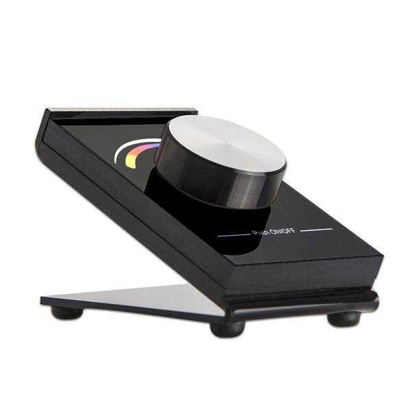 SYS-ONE / EOS05 1-Zonen Tisch-Controller mit Farbrad, RGB, schwarz, mit Batteriebetrieb