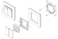 EOS09 EnOcean Dual-Dimmer, Wandsteuerung