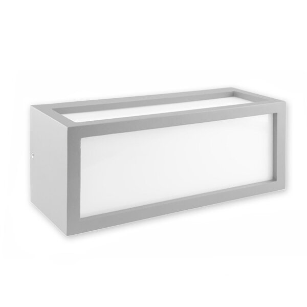 Wandleuchte BOX-2 IP54 ,E27, weiß